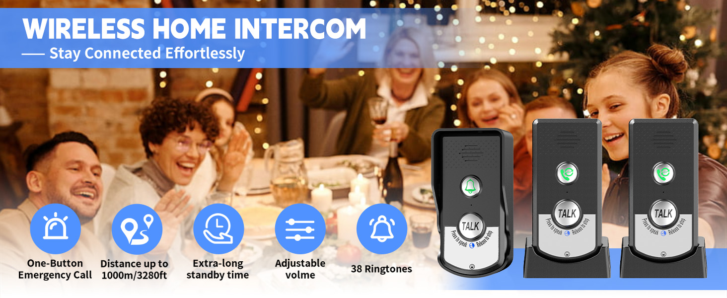 wireless intercom for home