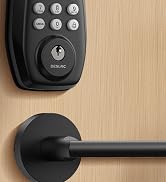 DESLOC C110 Keyless Entry Door Lock with Fingerprint - Smart Deadbolt Lock for Front Door with 2 ...