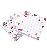 Sticky Notes,Cute Sticky Notes Kawaii Sticky Notes 3.1x3.1in 4Pads 80Sheets/Pad Self-Stick Note P...
