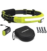 Liteband PRO Bundle 1500 Lumens LED Headlamp Rechargeable Battery Powered, Bright Tactical Head L...