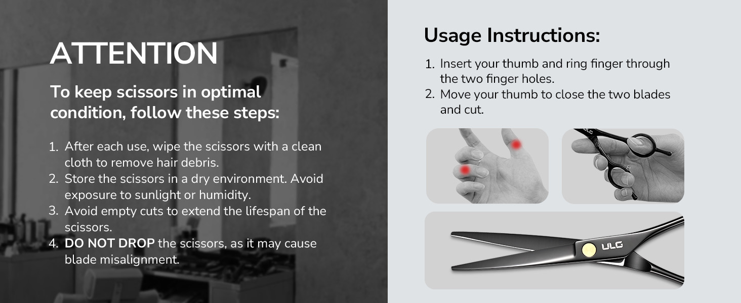 hair cutting scissors