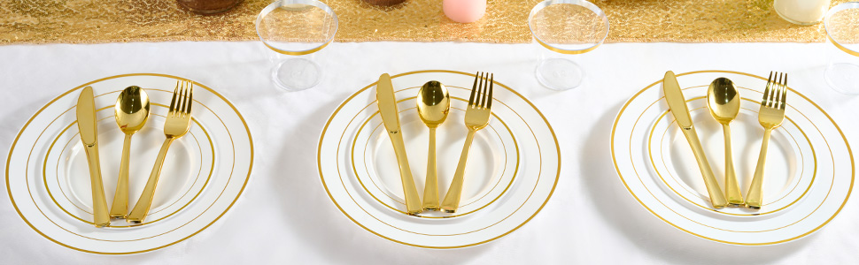 Gold plates