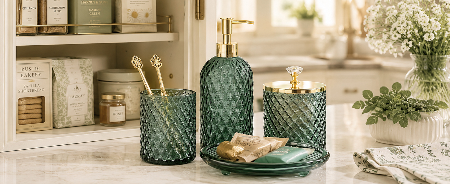 sage green bathroom decor