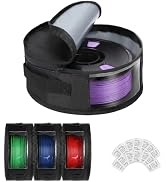Water-Proof Lining & Zipper 3D Filament Storage with Desiccants - Dustproof 3D Printing Printer A...