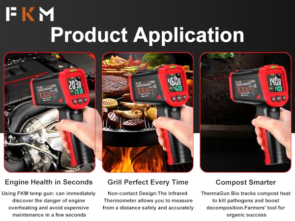 infrared thermometer gun for cooking