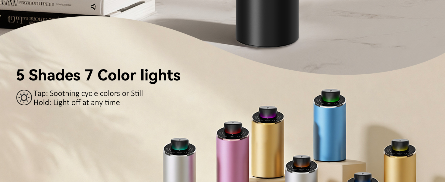 waterless diffuser essential oil scent aromatherapy sentiment portable mini freshener car home room