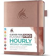 Clever Fox Planner PRO Schedule – Undated Weekly & Monthly Life Planner with Time Slots, Appointm...