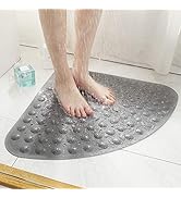 Eanpet Bath Mat Non-Slip Tub Shower Mats Bathtub Mat for Adult Kids, Machine Washable (Triangle, ...
