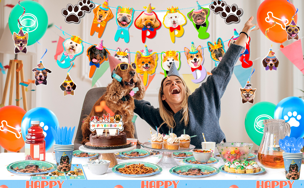 dog birthday decor