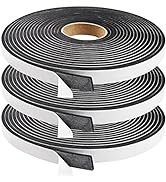 Seal Foam Tape,1/2 Inch W x 1/8 Inch T Weather Stripping for Door and Window,High Density Single ...
