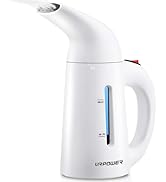 URPOWER Updated 180ml Steamer for Clothes, 7-in-1 Portable Handheld Garment Steamer, Fast Heat-up...