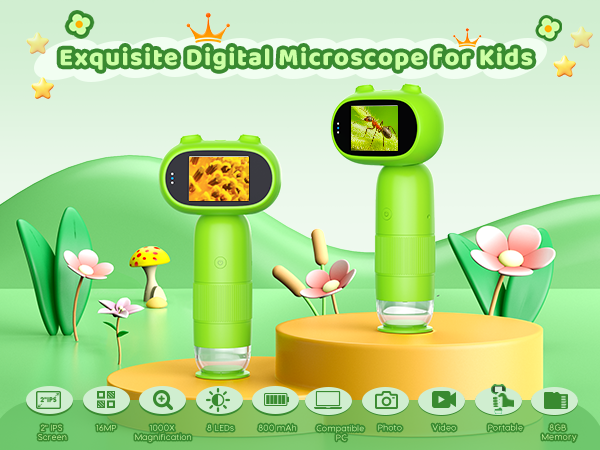 kids microscope handheld
