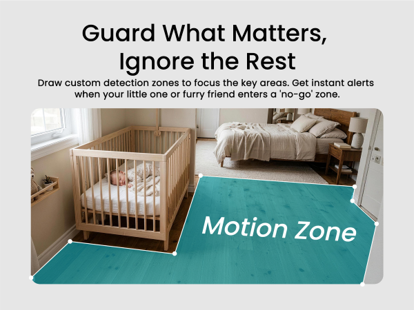 youkey Room Camera with Customize Detection Zones