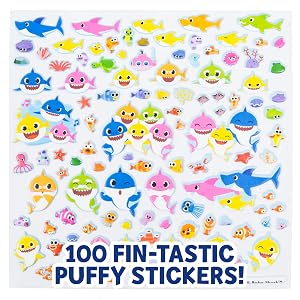 baby shark, horizon group usa, activity kits, bath play, explore, learn, grow, kids, art, activity