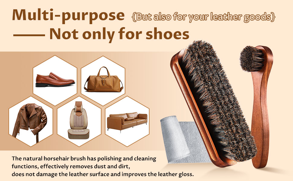 fathers day gifts, shoe polish kit, shoe cleaning kit, shoe polish brush, leather brush, boot brush