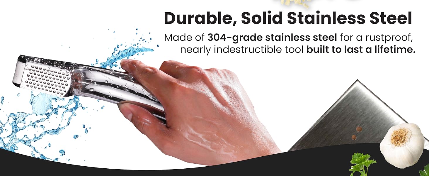 Durable, Solid Stainless Steel