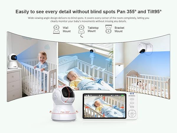 baby monitor with camera and audio