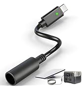 RVSPARK USB C to DC Adapter for Starlink Mini, Type C Male with Green LED Indicator to DC 5521 Fe...