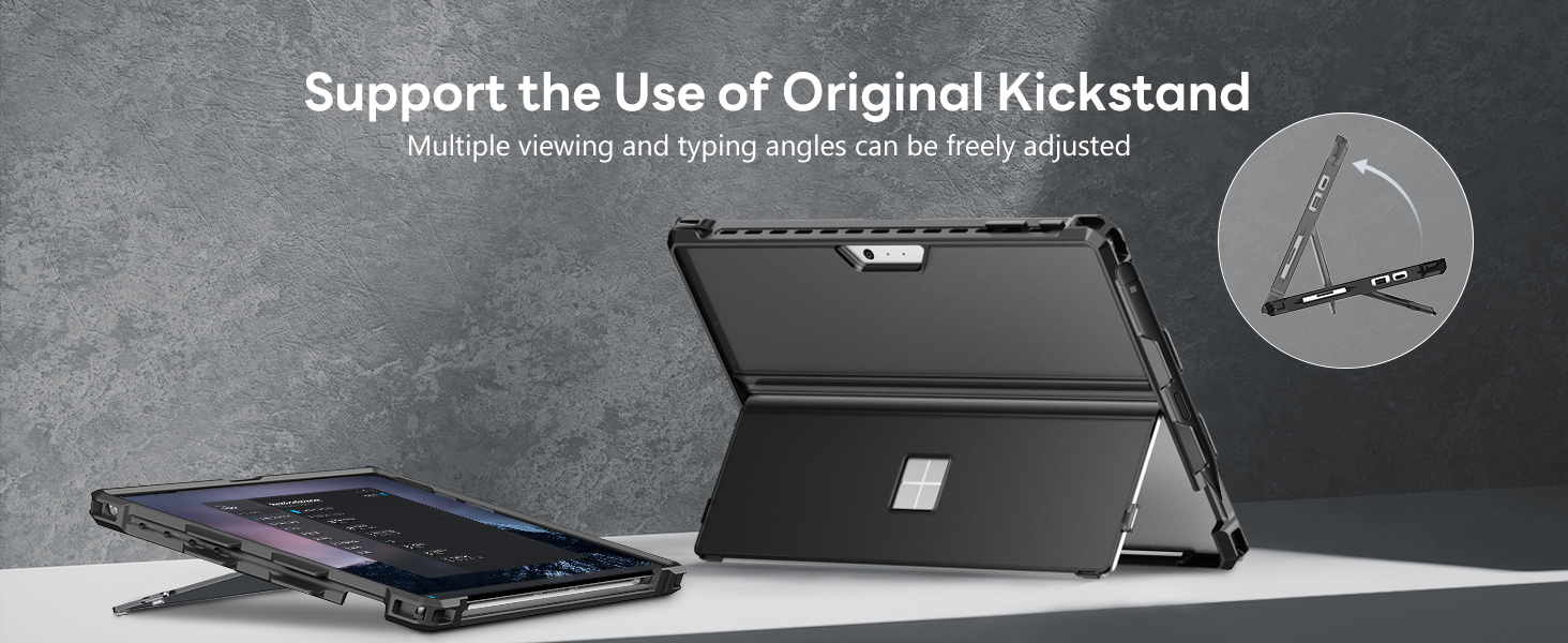 microsoft surface pro 7+ case