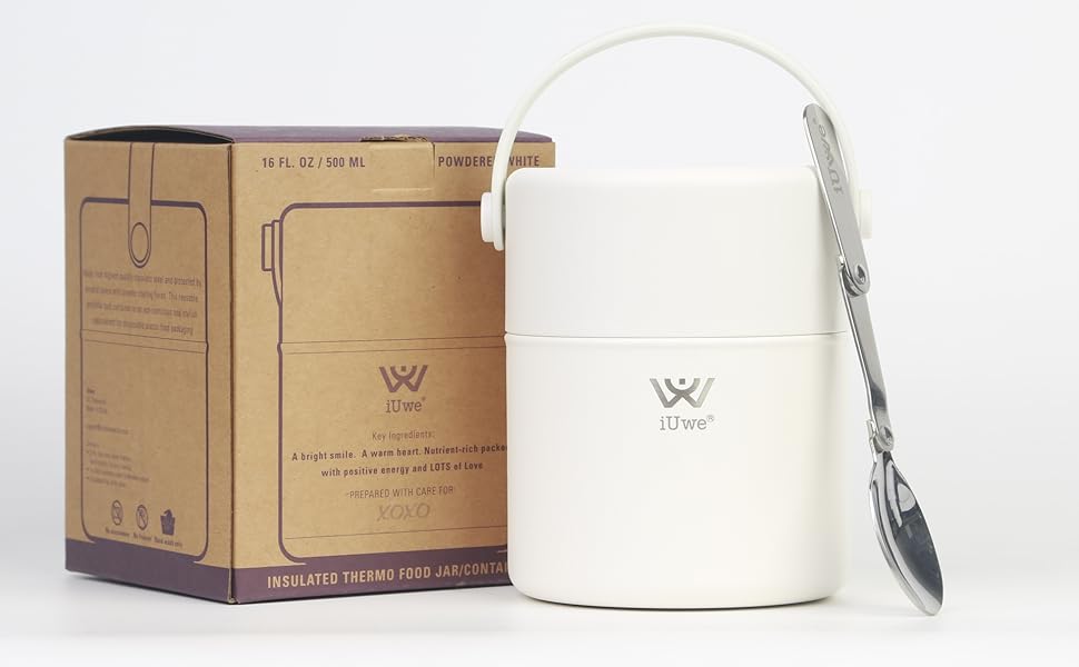 Thermos with Spoon iUwe