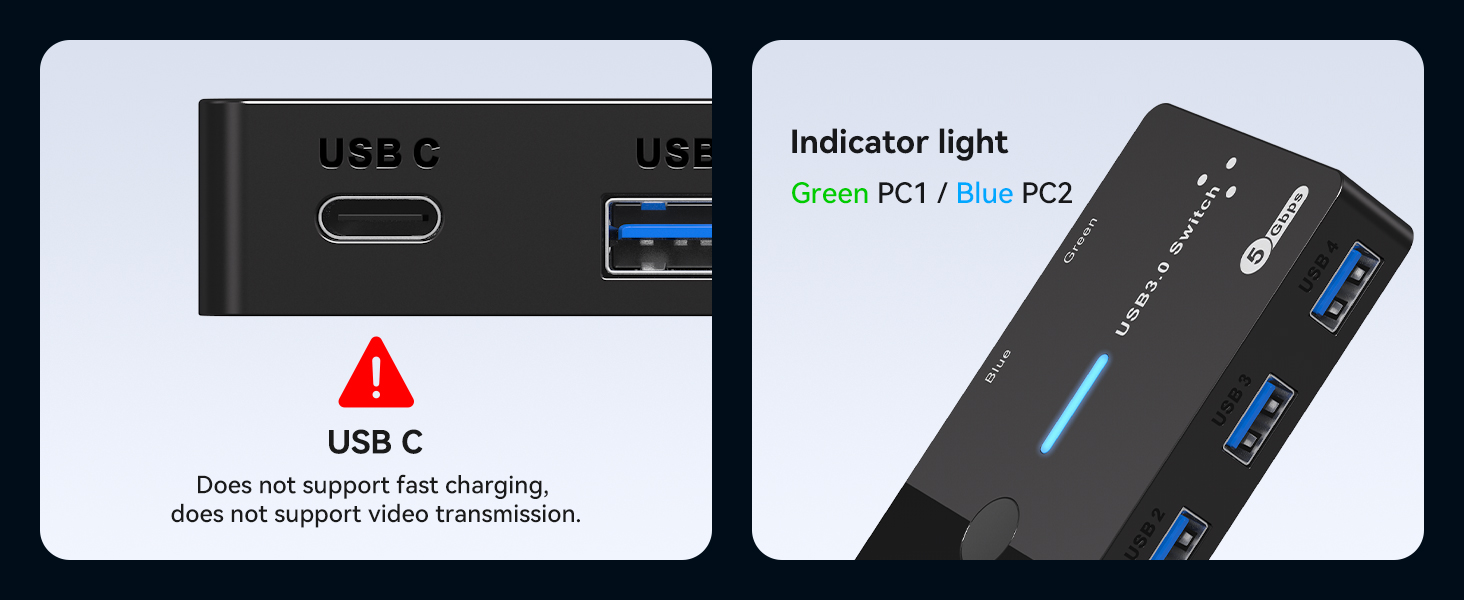 USB 3.0 Switch 2 Port