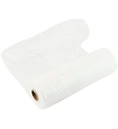 MEEDEE White Fabric Mesh Iridescent Deco Mesh 10 Inch Roll Christmas Mesh Ribbon 10 Yards White M...