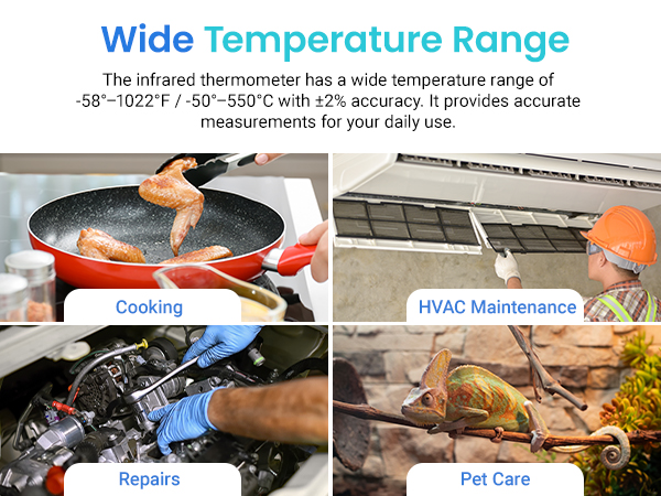 wide temperature range