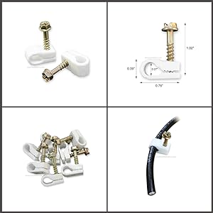 Cable Clip White