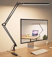 SKYLEO Led Desk Lamp - Desk Light for 31.5" Tall - 5 Color Modes X 11 Brightness Levels - Adjusta...