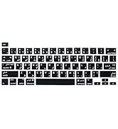 ProElife Ultra Thin Arabic Keyboard Cover Skin for MacBook Pro 13 Inch 2022 2021 2020 (Apple M2 C...