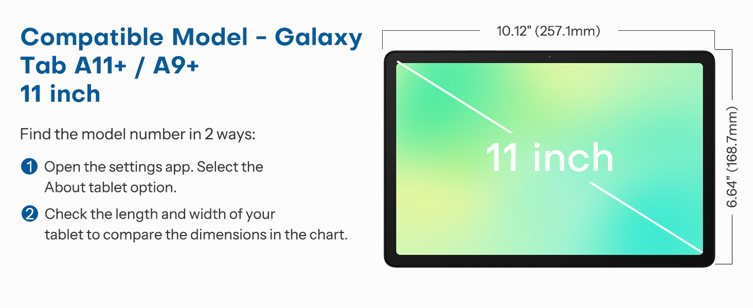 galaxy tab a11 plus screen protector