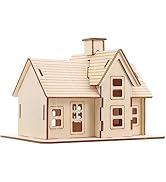 1 Set 3D Wooden Puzzle Mini DIY Model House Kit Toys for Ages 8-13 Mini Doll House Tiny House Edu...