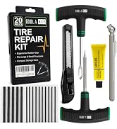 20PCS Tire Repair Kit – Flat Tire Plug Kit includes Ergonomic T-Handle Tools with Rubber Covered ...