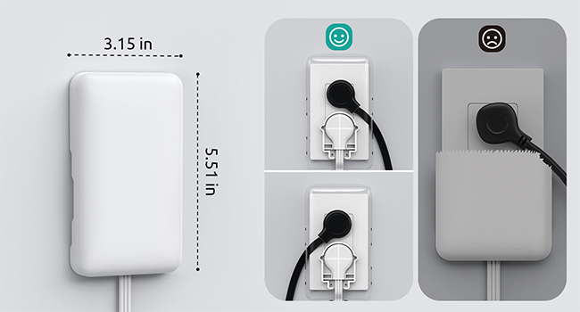 outlet cover extension cord