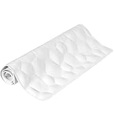 Kenney KN67270 Textured Rubber Stone Bath Mat, Shower Mat, Tub Mat with Suction Cups for Use Insi...
