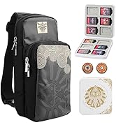 RHOTALL Portable Travel Carrying Case Compatible with Nintendo Switch/OLED/Lite, Large Capacity B...