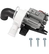 AMI PARTS W10409079 W10403802 Washer Drain Pump Washing Machine Water Drain Pump Replaces 4446381...