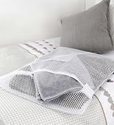 Mesh wash bag for laundry washing machine net bag with zipper for clothing delicates packing cube