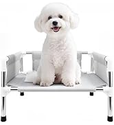 Makerfire Elevated Dog Bed, Raised Dog Sofa Bed for Small Dogs, Detachable Cooling Indoor/Outdoor...