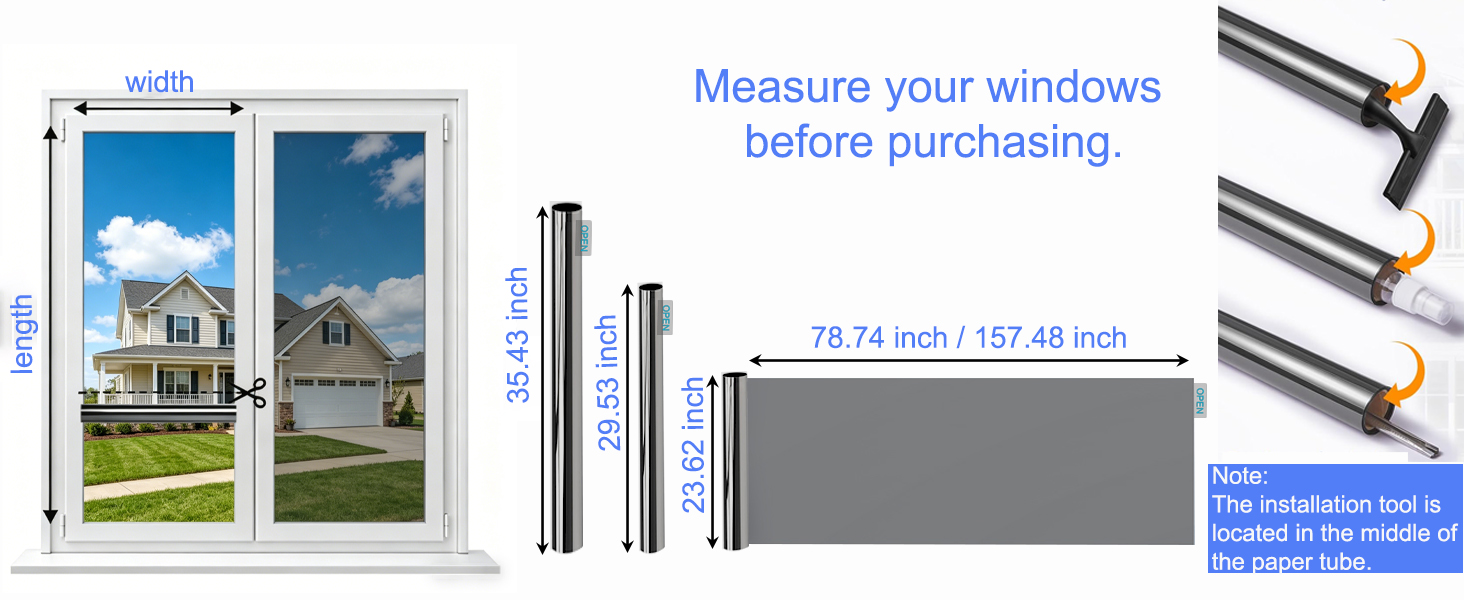mirror tint for glass door