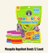 Grandpa Gus's Mosquito Repellent Wearable Bracelet Bands, 12 Pack | DEET-Free, Plant-Based, Weara...