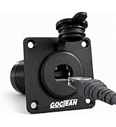 Gociean Starlink Pass Through Kit for RV, IP68 Waterproof Aluminum RJ45 Wall Socket for Starlink ...