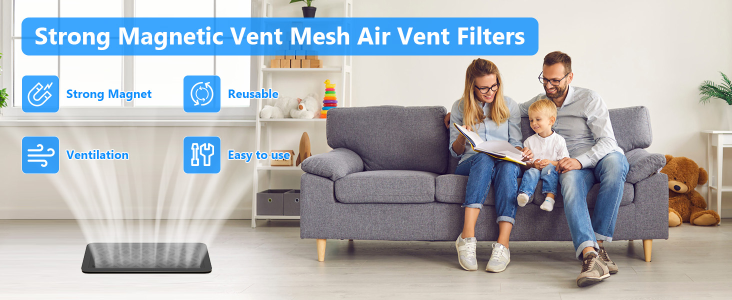 Magnetic Floor Vent Covers