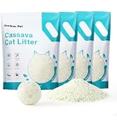 Gardner Pet Cassava Cat Litter, Tapioca Cat Litter, Odor Control | Low Dust | Natural Clumping Li...