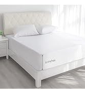 Twin Fitted Sheet Soft Twin Size Fitted Sheets Up to 12 Inches Deep Procket, Single Size Bed Matt...