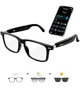 AI Smart Glasses for Men & Women – Powered by ChatGPT, 164+ Languages Translation and Photochromi...