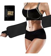 Lisacool Waist Trainer for Women,Sweat Band,Stomach Sweat Band for Women,Sweat Waist Trainer,bell...