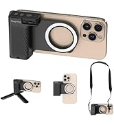 Suptig Fun Shot Magnetic Phone Camera DSLR Style Shutter Grip Compatible for iPhone & Android wit...