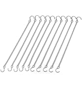 lightstar Hanging Chains with Hooks, 10PCS-12Inch Stainless Steel Chain for Hanging Bird Feeders ...
