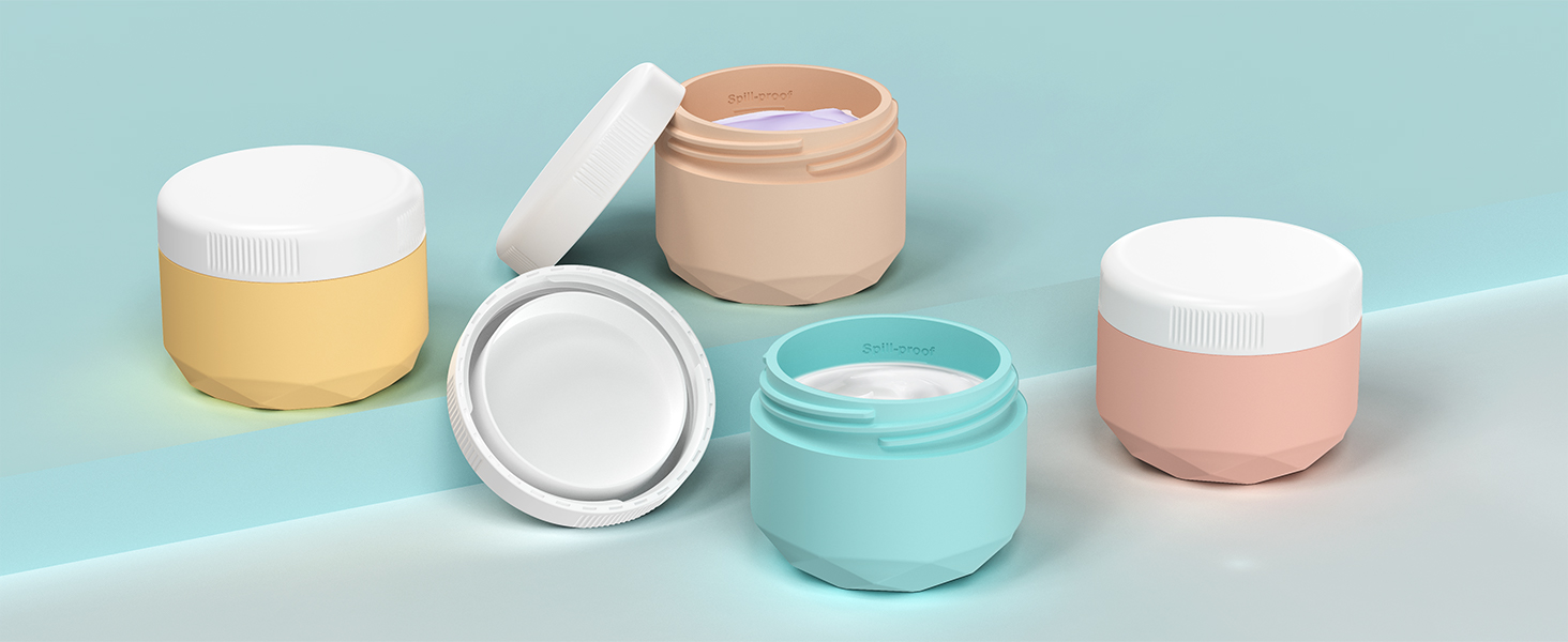 Silicone Cream Jars